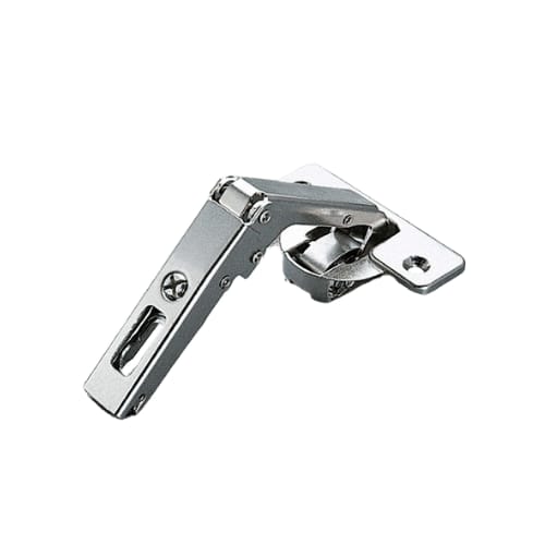 C2PYA99 - Hinge - 70 Degree - Pie Cut Corner - Self Close - Wood Screw - Nickel Finish - Salice
