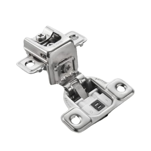 CUR3DD9R - Hinge - 106 Degree - 1-7/16 Inch Overlay - Dowels - Face Frame - 3 Cam - Nickl Finish - Salice