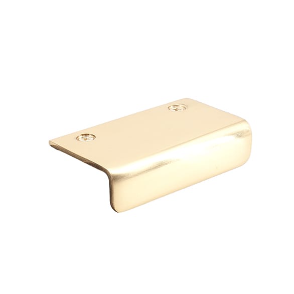 SNB-50/BB - Decorative Edge Pull - 50mm - Bright Brass - Sugatsune