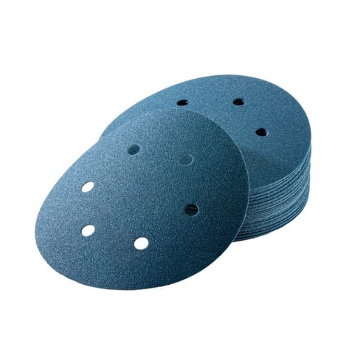 6 inch DISCS 80 MICRON WITH HOLES - HOOK IT