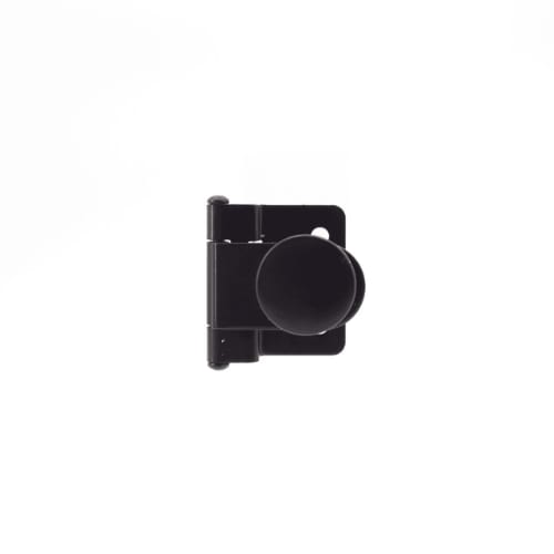 GH-34/8/BL-P - Glass Door Hinge - Half Overlay - Black  - Sugatsune