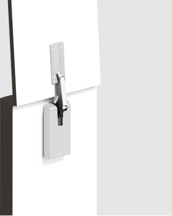 LADH-35WT - Lift Assist Damper - Heavy Duty - White - Sugatsune