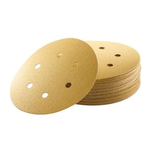 M-164817 - Ekastorm - Sanding Disc -  6 x 6HV - Hook and Loop - 100 Grit - Uneeda