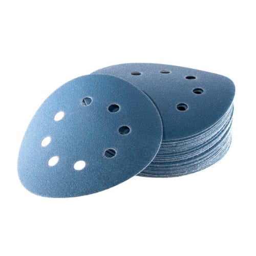 M-176465 - Filmtek - Sanding Disc - 5 x 8HV - Hook and Loop - 320 Grit - Uneeda