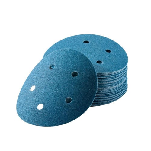 M-177122 - Filmtek - Sanding Disc - 5 x 5HV - Hook and Loop - 80 Grit - Uneeda