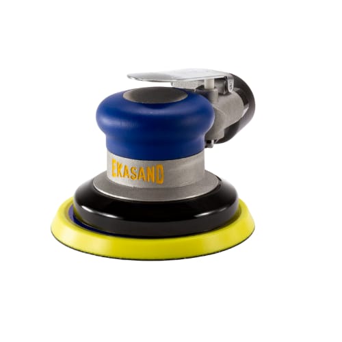 P-102005 - EkaSand - Pneumatic Sander - 5 Inch - Non Vacuum - Vinyl Face - 3/32 Inch Orbit - Uneeda