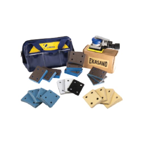 P-106437 - EkaPro - Sanding Kit - Pneumatic - 3 Inch x 4 Inch - Central Vacuum - Uneeda