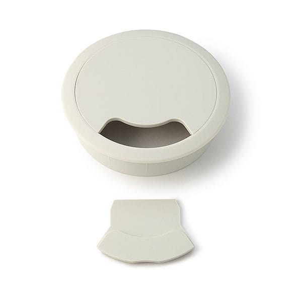 V80/WHT - Cable Grommet - White - Sugatsune