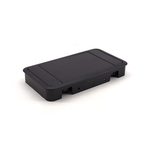 V2000/BLK - Cable Grommet - Rectangle - Black - Sugatsune