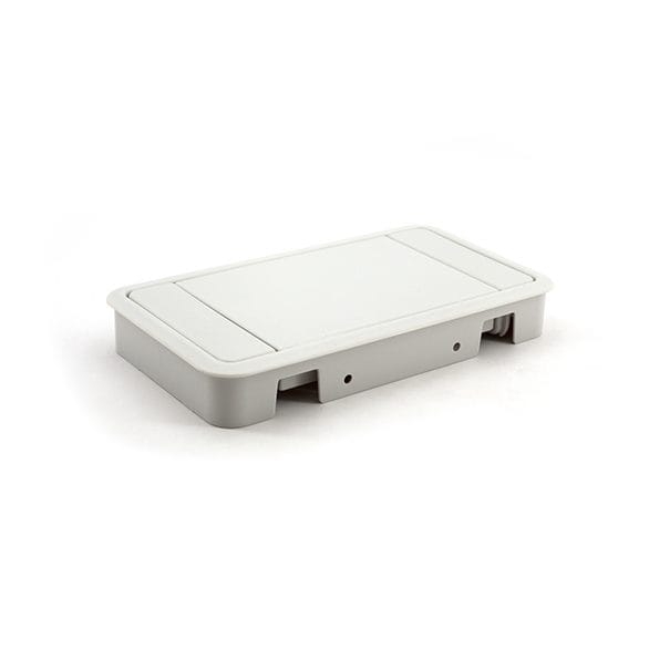 V2000/WHT - Cable Grommet - Rectanlge - White - Sugatsune