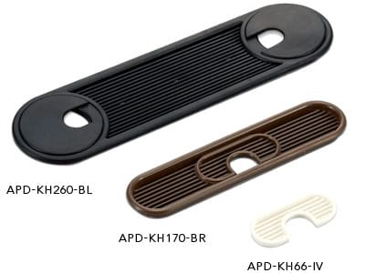 APD-KH260-BL - Ventilator - With Cable Grommet - Black - Sugatsune