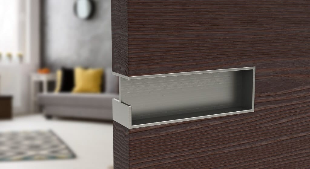 DSI-4258-35 - Sliding Door Handle - Horizontal Design - Stainless Steel - Satin - Sugatsune