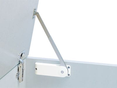 HDS-20S/HR-WT - Self Down Stay - Top Opening - Self Close - Heavy Duty - Right Handed - White - Sugatsune