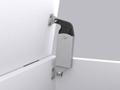 S-AT02S - Lids Stay - Spring Loaded - Back Panel Mount - Stainless Steel - Sugatsune
