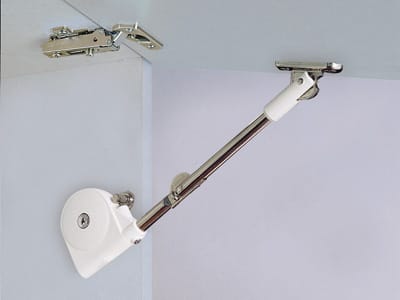 SDS-C301N/WHT - Flap Stay - White - Sugatsune