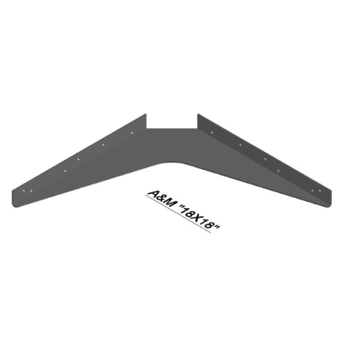 BRACKET-18X18-BLACK - image 2