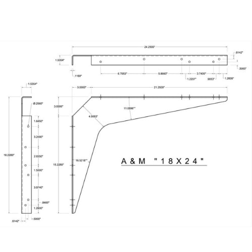 BRACKET-18X24-WHITE - image 2