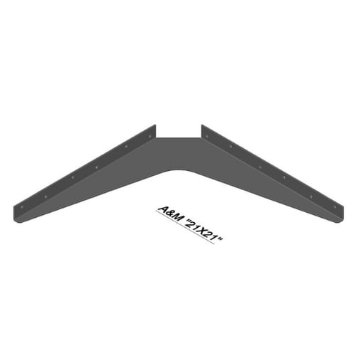 BRACKET-21X21-GRAY - image 2