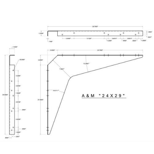 BRACKET-24X29-ALMOND - image 2