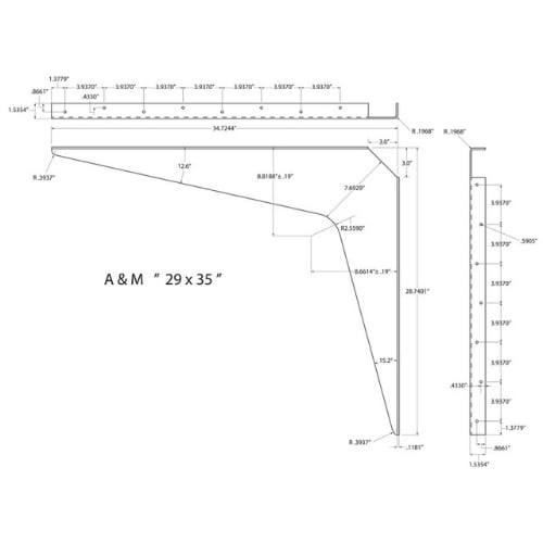 BRACKET-29X35-BLACK - image 2