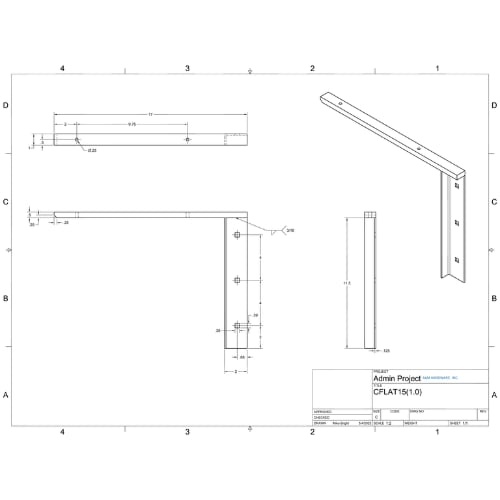 BRACKET-CFLAT(1.0)-15-BLACK - image 2