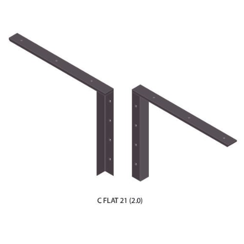 BRACKET-CFLAT(2.0)-21-WHITE - image 1