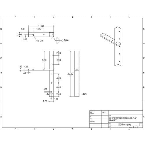 BRACKET-ECFLAT(2.0)-9-WHITE - image 2