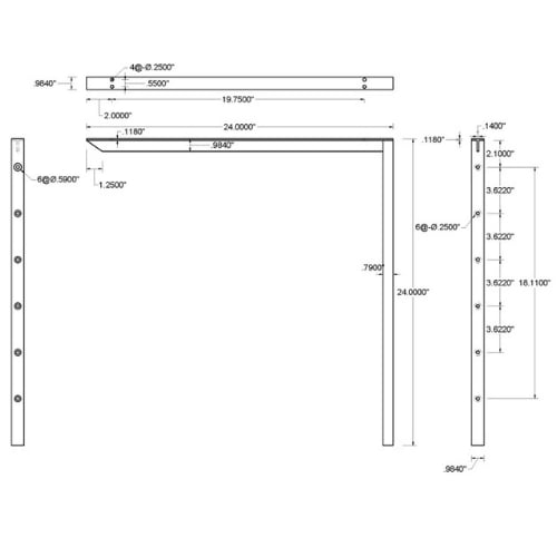BRACKET-HYB(1.0)-24-BLACK - image 2