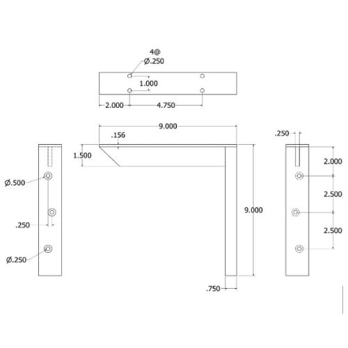 BRACKET-HYB(1.5)-9-BLACK - image 2