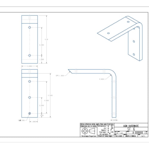 BRACKET-SF6-WHITE - image 2