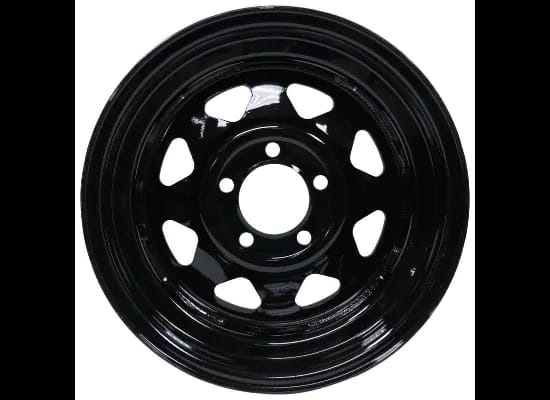 15X5 5-4.5 BLACK SPOKE WHEEL