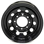 16X6 8-6.5 MODULAR BLACK HEAVY DUTY