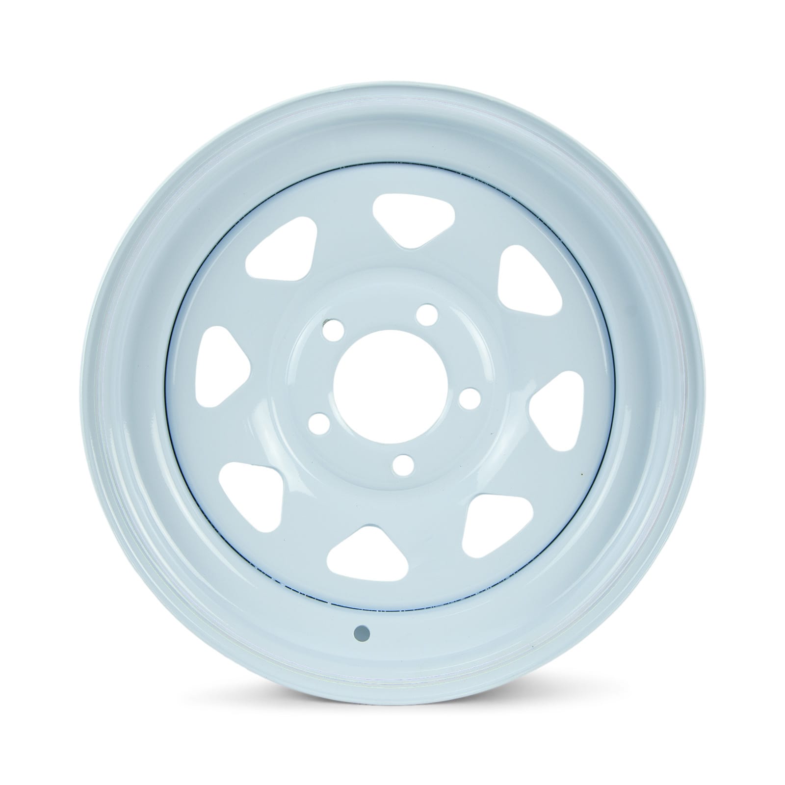 15X5 5-5 WHITE SPOKE NO STRIPE