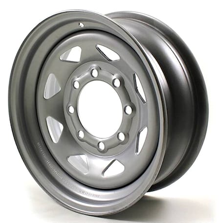 16X6 8-6.5 SILVER SPOKE