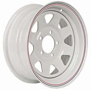 12X7 5-4.5 WHITE SPOKE