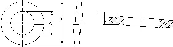 Split Lock Washers