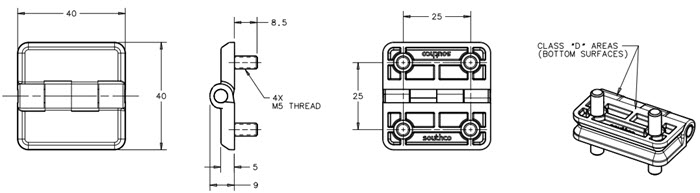 Surface Mounted Hinges