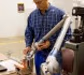 FARO Arm Measuring a part