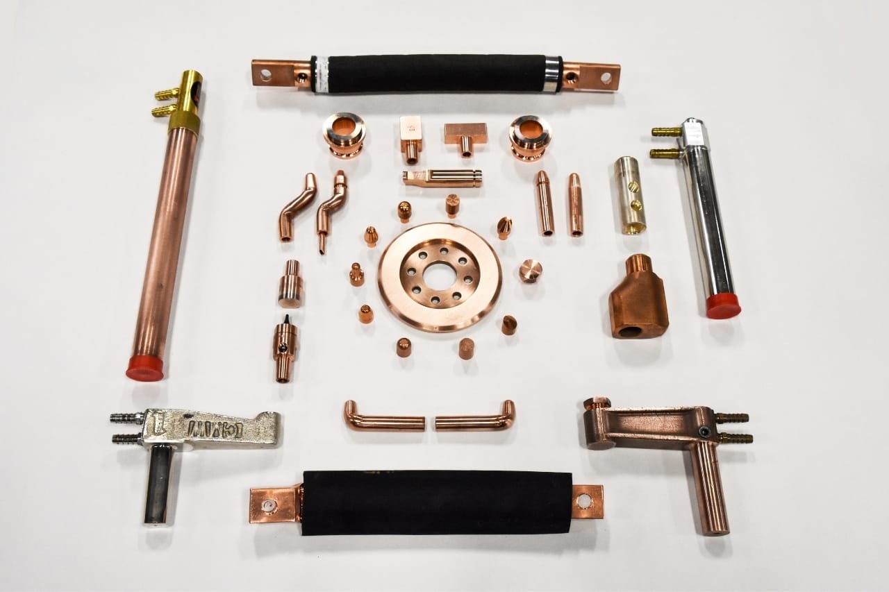 Resistance welding parts and consumables